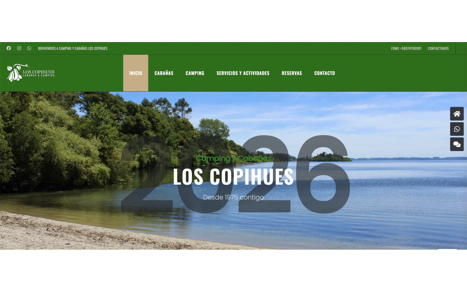 Camping y cabañas Los Copihues